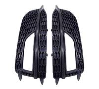 Front Grille 2x Front Bumper Fog Light Lamp Cover Grille Grill For A4 B8 S4 2012-2015 Facelift Fog Light Grille Car Accessories Sport Radiator Grill(Black)