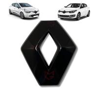 FRONT GRILLE BUMPER BLACK / SILVER DIAMOND BADGE FOR CLIO IV/CAPTUR/MEGANE III 628909470R (BLACK)