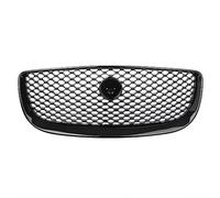 Front Grille Car Front Bumper Center Grille Racing Grilles ABS Radiator Mesh Grill Protection Cover For Jaguar For XJ 2016 2017 2018 2019 2020 Sport Radiator Grill(Black)