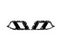 Front Grille Car Front Bumper Side Air Vent Trim Fog Light Lamp Hood Intake Frame Cover Grille Body Kits For BMW For M3 For M4 G80 G82 G83 2020-2024 Car Front Grills(Glossy Black)