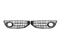 Front Grille Car Front Grill For A4 For Allroad 2010-2016 Front Bumper Fog Light Grille Cover W/Chrome Ring