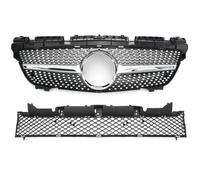Front Grille Car Front Grill For Mercedes For Benz For R172 SLK 2011-2015 Sport Front Inlet Grille Racing Grill Accessories Facelift Hood Mesh Grid For Diamond GT St(2door)