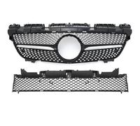 Front Grille Car Front Grill For Mercedes For Benz For R172 SLK 2011-2015 Sport Front Inlet Grille Racing Grill Accessories Facelift Hood Mesh Grid For Diamond GT St(Beige)