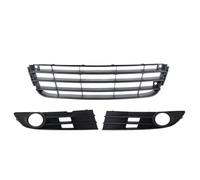 Front Grille Car Front Grill, For VW, For Touran 2007-2010 Auto Front Bumper Fog Light Cover Medium Mesh Fence Lamp Grille Car Accessories(1Set)(1Set)