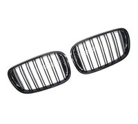 front grille Car Front Kidney Grill Bumper Grille 2 Slat Black for BMW