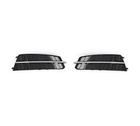 Front Grille Compatible With A6 C7 2016 2017 2018 Front Bumper Lower Grille Grill Black Chrome Matt OEM：4G0807681AN 4G0807682AN