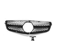 Front Grille Compatible With Benz For C Class W204 2009 2010 2011 2012 2013 2014 Gloss Black Front Grille Replacement Exterior Styling Upgrade Body Kit