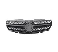 Front Grille Compatible With Benz For SL Class R230 2003 2004 2005 2006 Gloss Black ABS Front Grille Replacement Sporty Exterior Upgrade