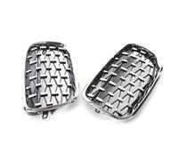 Front Grille Compatible With BMW For X5 E70 2007 2008 2009 2010 2011 2012 2013 Car Grille Front Kidney Grill Diamond Style Chrome Black