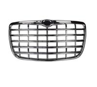 Front Grille Compatible With Chrysler For 300C 2006 2007 2008 Chrome Grille Black Radiator Grill Modified Car Front Bumper Net Auto Parts