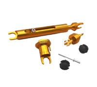 Front Grille Connecting Tie Rod Repair Set For Vehicle Bonnet Hoods Catches Release Handle Lever Pull Opener Rod Aluminum Alloy Car Parts