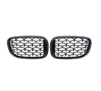 Front Grille Diamond Car Front Bumper Kidney Grille Racing Grills For BMW 7 Series G11 G12 730li 740li 2016-2019 Auto ABS Grilles Grill Parts(Black)