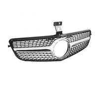Front Grille Fits For Mercedes For Benz W204 C-Class 2008 2009 2010 2011 2012 2013 2014 Front Bumper Grille Mesh Styling Car Accessories Sport Radiator Grill