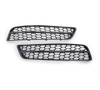 Front Grille For A3 8P 2009-2013 Glossy Black Car Front Fog Light Grill Cover Trim Honeycomb Grill(Black)