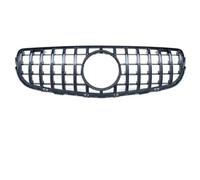 Front Grille For Benz For GLC X253 2015 2016 2017-2019 GLC250 GLC300 Front Grill Mesh Diamond GT Style ABS Sport Car Styling Auto Accessories(GT Black-A)