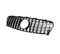 Front Grille For Benz GLA180 GLA200 GLA250 GLA45 GT Upper Bumper Hood Mesh Front Grill Grille 2017-2019 X156 For GLA-Class Car Radiator Grille(X156 17-19 GT Silver)