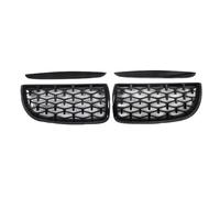 Front Grille For BMW 3 Series 2005-2008 E90 E91 Double Slats Gloss Black Grills Grill Front Kidney Grille Kidney Grill(Net 05-08)