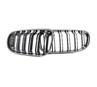 Front Grille For BMW 3 Series E90 E91 LCI 2009-2012 LCI Gloss Black Chrome Silver Double Slat Carbon Fiber Print Grille Kidney Grill Kidney Grill(Gloss Black)