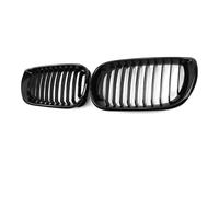 Front Grille For BMW E46 2002-2006 3 Series Car Front Bumper Kidney Grill Gloss Black 2/4 Doors Hood Racing Bumper Grille(4 Single Gloss Black)