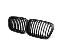 Front Grille For BMW E46 4 Door 1998 1999 2000 2001 Car Styling Gloss Black Front Kidney Grille Slat Style Grill Bumper Grill(Matt black)