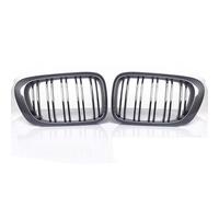 Front Grille For BMW E46 For Coupe For Convertible For M3 2 For Doors 1998 1999 2000 2001 2002 Carbon Fiber Front Hood Kidney Grill Grille Snap-on Auto Front Kidney