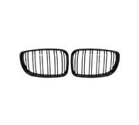 Front Grille For BMW E81 E87 E82 E88 128I 130I 135I Selected 2007-2011 Car Glossy Black Grill Front Kidney Grille Dual Slats Double Line Grills Car Front Grills(Carbon Fiber)