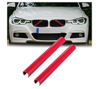 Front Grille For F30 F10 F20 F11 F31 Grille Insert Trims Grill Strip Decoration Accessories Pair Front Trim Strips Cover(Model A Red)