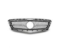 Front Grille For Mercedes For Benz For CLS Class W218 2011-2014 CLS350 CLS500 Front Grille Diamond Car Upper Bumper Hood Mesh Grid Grill Sport Radiator Grill(Silver)