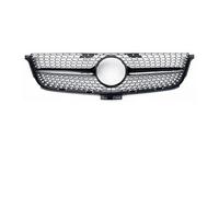 Front Grille For Mercedes For Benz For ML W166 2012-2015 ML300 ML320 ML350 ML400 ML500 ML550 Diamond GT Style Front Grid Grille Bumper Grill Front Grill(Diamond Black)