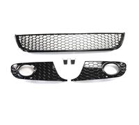 Front Grille For VW For Golf 6 MK6 Standard Models 2009 2010 2011 2012 2013 Car Front Lower Bumper Mesh Grille And Fog Light Grill For GTI Style