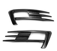 Front Grille For VW For Golf 7 MK7 For GTI 2014 2015 2016 2017 Pair Car Front Fog Light Grille Grill Lamp Lower Bumper Car Front Grills(Carbon Fiber Look)