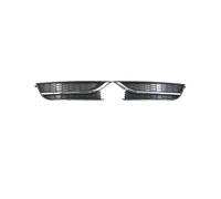 Front Grille For VW For Passat 2012-2015 Front Bumper Honeycomb perforated Lower Grille & Fog Light chrome plated Bezel Cover Radiator Grille(Silver Frame)