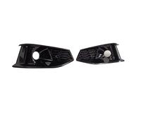 Front Grille Frills For A4 2020-2022 Honeycomb Front Fog Lamp Cover Light Grill Front Bumper Mask(Honeycomb Black)