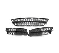 Front Grille Frills For BMW 2006-2008 3-Series E90 Sedan 325i 328i 330i 2005 2006 2007 2008 Front Lower Bumper Grille Cover Air Flow Front Hood Bumper Grille(3pcs set)