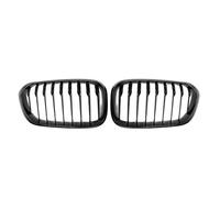 Front Grille Frills For BMW F20 F21 120i 1 Series 2015 2016 2017 Front Bumper Kidney Grill Grille Glossy Black Racing Sports Slat Car Front Grille