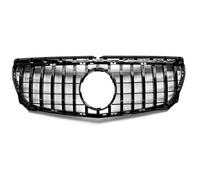 Front Grille Frills For Mercedes For Benz B-Class W246 2015-2019 B180 B200 B250Tuning Gril Front Bumper Grill Upgrade Black/Silver GT Style Front Bumper Mask(GT Black)