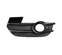 Front Grille Frills For Q3 2012 2013 2014 2015 Grille Fog Lamp Black Grid Frame Racing Grill 8U0807681A Front Foglight Cover Front Bumper Center Grill(Left)