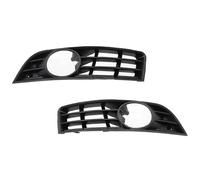 Front Grille Frills For VW For Passat B6 2006-2011 3C0853665A 3C0853666A Auto Left Right Front Bumper Fog Light Grille Grill Cover Front Bumper Kidney Grilles(Pair)