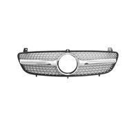 Front Grille Front Kidney For Benz W639 For Viano For Vito 2006 2007 2008 2009 2010 ABS Grills Front Bumper Grille Hood Tuning Racing Grill Front Grill Grills(Silver)