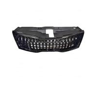 Front Grille Front Kidney For KIA For Rio K2 2011 2012 2013 2014 Around Trim Racing Grills Trim Racing Grills Car Anterior Reticul ABS Front Grill Grills(Black)