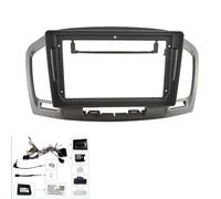 Front Grille Grill Car Stereo Radio Fascia & Frame Adapter With Canbus Box, Black/Silver ABS, For Buick For Regal, For Opel For Insignia 2009-2013 Car Radiator Grilles