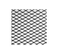 Front Grille Grills Diamond Hole Aluminium Racing Car Bumper Grille Grill Mesh Net Vent Black Silver Red Blue Tuning Universal 100x33cm Car Front Grill Grills(BK Diamond 8x16mm)