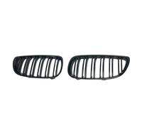 Front Grille Grills For 3 Series E92 E93 2006 2007 2008 2009 Left And Right Car Style ABS Gloss Black Dual Line Slat Grill Front Kidney Grill Car Front Grill Grills