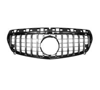 Front Grille Grills For Benz A W176 2013 2014 2015 A180 A200 A260 A45 GT Style 2016 2017 2018 Front Grille Racing Grill Mesh Tuning Accessories Car Front Grille(Silver2)
