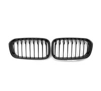 Front Grille Grills For BMW 1 Series F20 F21 2012-2019 Glossy Black 1 Pair Front Kidney Grill Replacement Racing Bumper Grilles