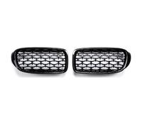 Front Grille Grills For BMW 3 Series GT F34 2012-2019 Chrome Diamond Sedan Grille Meteor Style Front Bumper A Pair Kidney(Gloss Black)