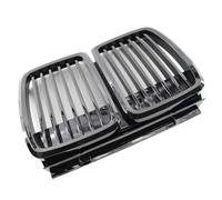 Front Grille Grills For BMW E30 3-Series 325i 318is Sedan Coupe Cabrio 1982-1994 51131884350 51131916504 51131945877 Gloss Black Front Kidney Grille(Gloss Black)