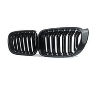 Front Grille Grills For BMW For X3 For X4 F25 F26 2014-2017 Pair Front Kidney Grilles Glossy Black Double Dual Slat Replacement Racing Bumper Car Styling