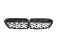 Front Grille Grills For BMW G30 G31 5 Series 525I 530I 540I 550I For M5 2017-2019 Gloss Black Front Diamond Kidney Bumper Grille Grill