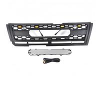 Front Grille Grills For Nissan For Patrol Y61 1998-2002 Abs Grille Grill Auto Accessories Racing Grills(Amber Lights)